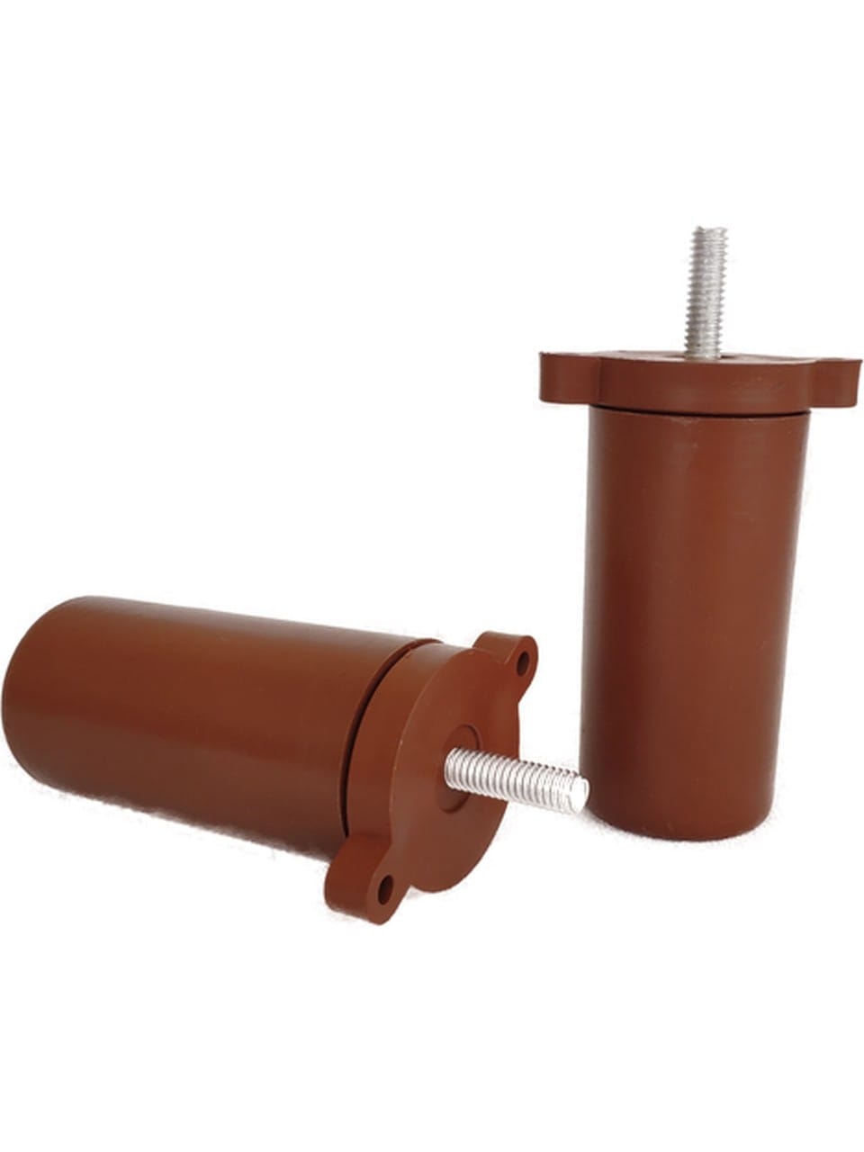 Orta Plastik Mobilya Koltuk Kanepe Ayağı Tek Adet Ceviz 14 - 19 cm 5/16 Vida