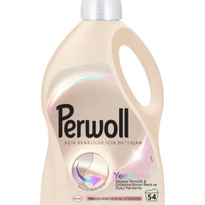 Perwoll Açık Renkliler İçin Hassas Sıvı Bakım Deterjanı 2970Ml (54 Yıkama)