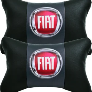 Fiat 2'li Lüx Ortopedik Oto Boyun Yastığı (Dijital Deri Baskı)