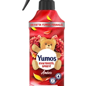 Yumoş Ev ve Tekstil Spreyi Amber Yıkanması Zor Eşyalar İçin 450 ml