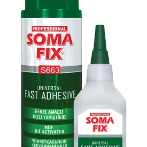Somafix Genel Amaçlı 200 ml Mdf Hızlı Yapıştırıcı Cam Porselen Metal Ayakkabı Hızlı Yapıştırıcı