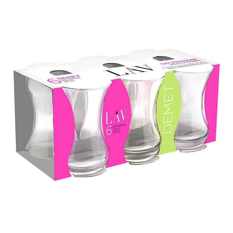 Lav Demet Çay Bardağı 6'lı