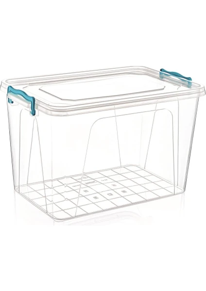 Kiler Dikdörtgen Saklama Kabı - 40Lt Tekerli