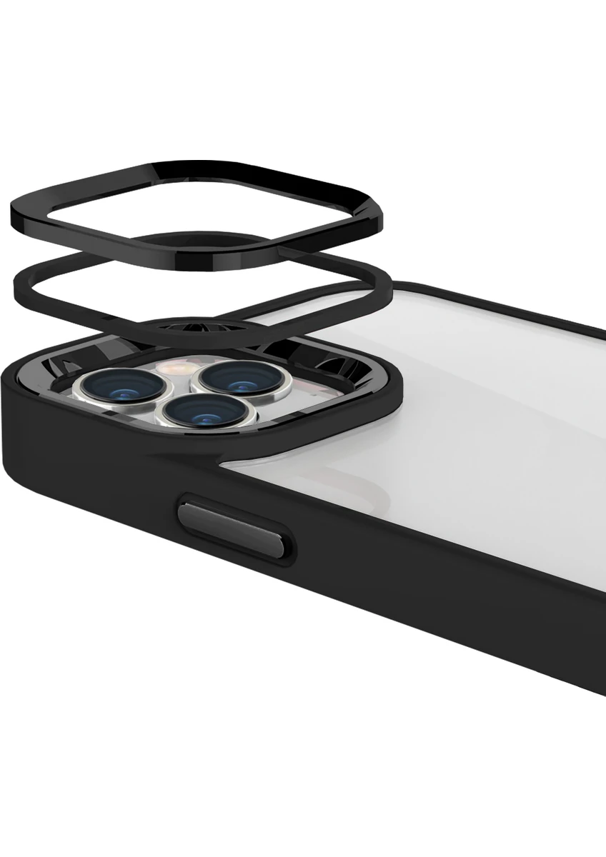 iPhone 13 Pro Max New Air Bumper Kılıf Black - Siyah