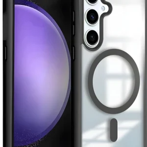 Samsung Galaxy S24 Fe Kılıf Magsafe Wireless Şarj Özellikli Tam Koruma Renkli Sert Silikon Kapak