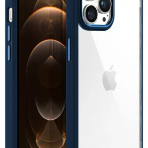 iPhone 12 Pro Max New Air Bumper Kılıf Blue