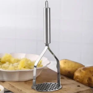 Saplı Metal Patates Ezici- Mutfak Pratik Eşya / Patates Püresi