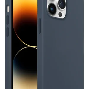 iPhone 14 Pro Rubber Fit Kılıf Storm Blue - Koyu Mavi