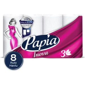 Papia Inova Kağıt Havlu 8 Rulo - PazarAfyon