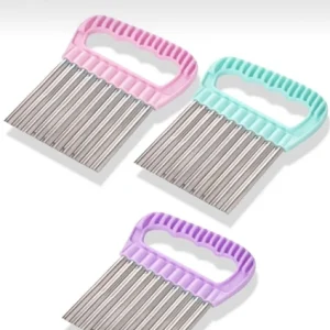 Cips Patates Doğrayıcı Chips Chopper Şekilli Sebze ve Meyve Dilimleyici