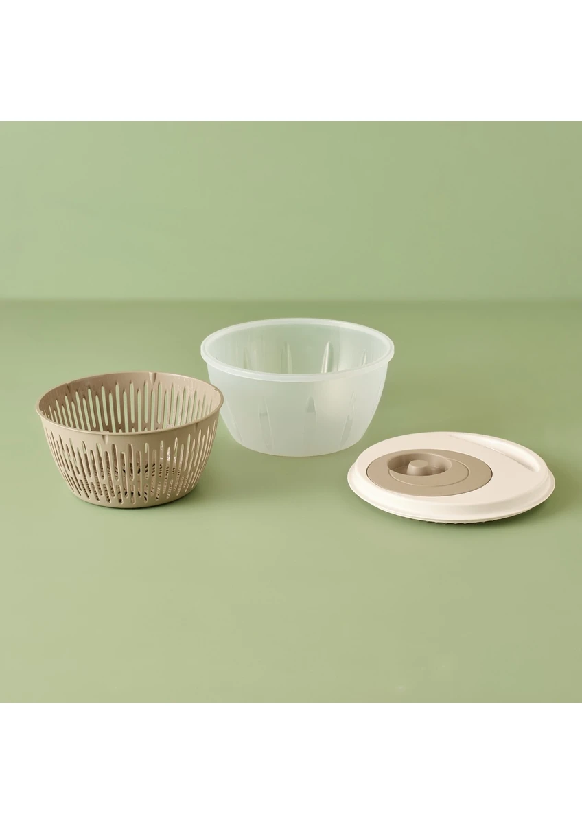 Salata Kurutucu - Bej - (25,6X25,6X14,2 Cm)