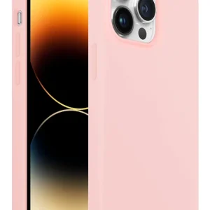 iPhone 14 Pro Rubber Fit Kılıf Pink - Pembe