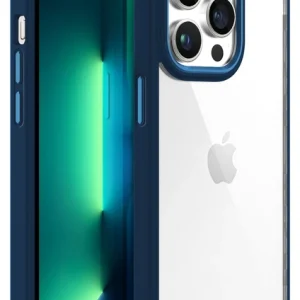 iPhone 13 Pro Max New Air Bumper Kılıf Blue - Mavi