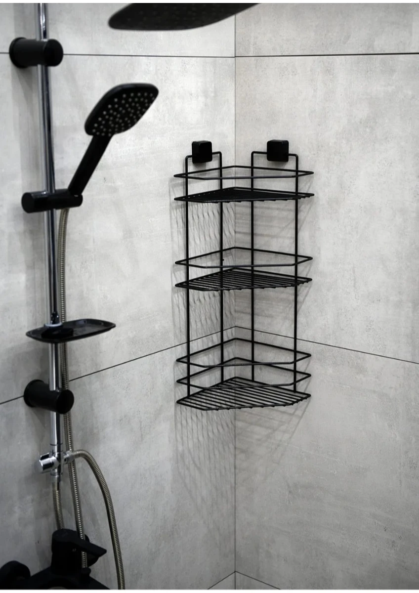 Paslanmaz Banyo Köşeliği, Şampuanlık Üçlü