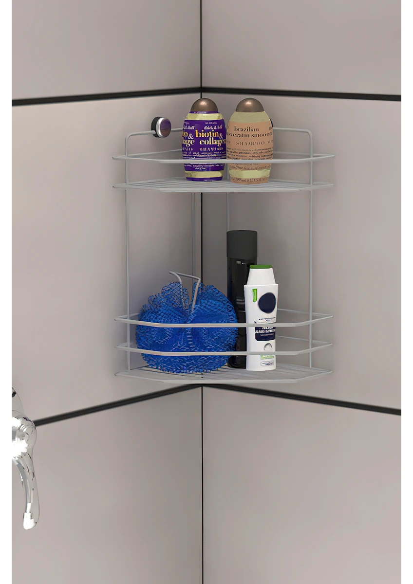 Paslanmaz Banyo Köşeliği, Şampuanlık İkili