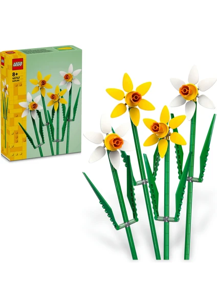 LEGO Botanicals Nergis 40747 - 8 Yaş & Üzeri Çocuklar için LEGO Çiçek