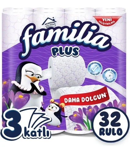 Familia Plus Parfümlü Tuvalet Kağıdı 32'li (Sihirli Çiçekler Kokulu) - PazarAfyon