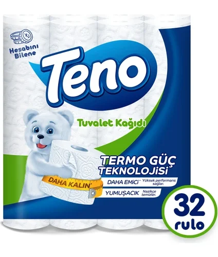 Teno Avantaj Paket Tuvalet Kağıdı 32 Rulo - PazarAfyon