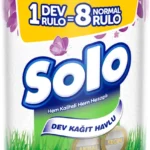 Solo Kağıt Havlu Dev Rulo 1'Li Paket – Yüksek Emicilik - PazarAfyon