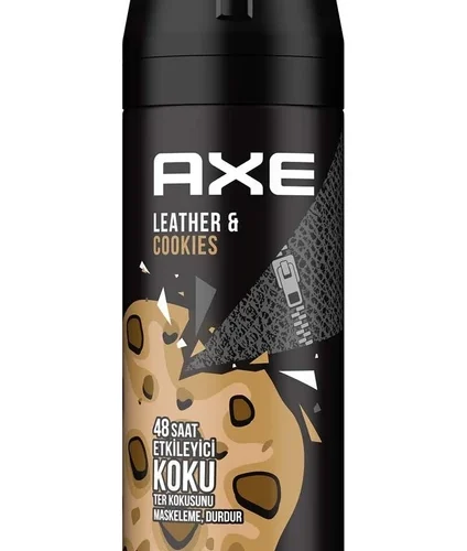 Axe Erkek Deodorant & Bodyspray Leather & Cookies 48 Saat Etkileyici Koku 150 ML