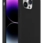 iPhone 14 Pro Max Rubber Fit Kılıf Black - Siyah