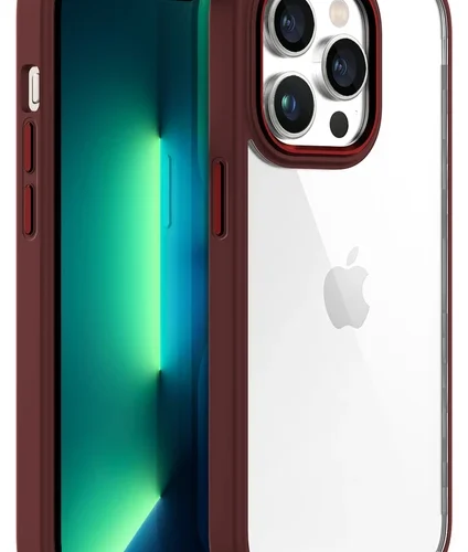 iPhone 13 Pro Max New Air Bumper Kılıf Plum - Nektar