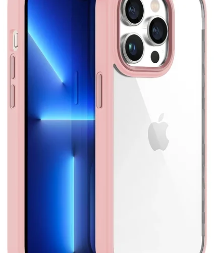 iPhone 13 Pro New Air Bumper Kılıf Pink - Pembe