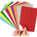 Simli Yapışkanlı Eva 20X30 Cm - 10 Renk