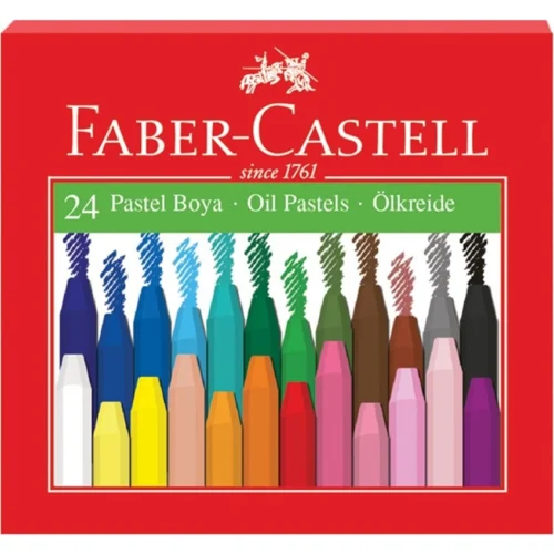 Faber-Castell Karton Kutu Pastel Boya - 24 Renk