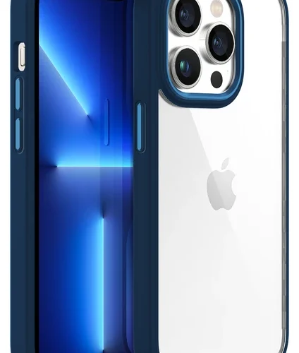 iPhone 13 Pro New Air Bumper Kılıf Blue - Mavi