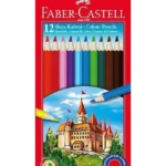 Faber-Castell Karton Kutu Boya Kalemi 12 Renk Tam Boy