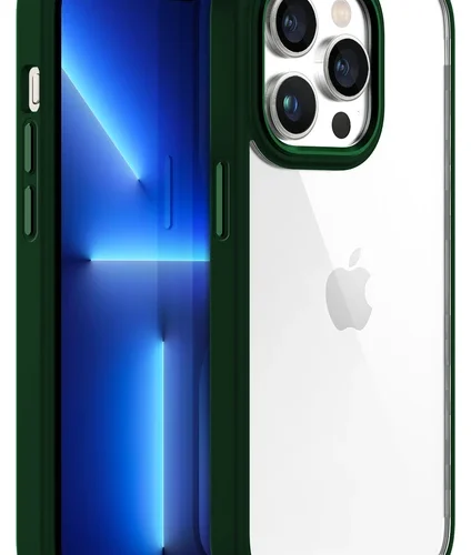 iPhone 13 Pro New Air Bumper Kılıf Green - Yeşil