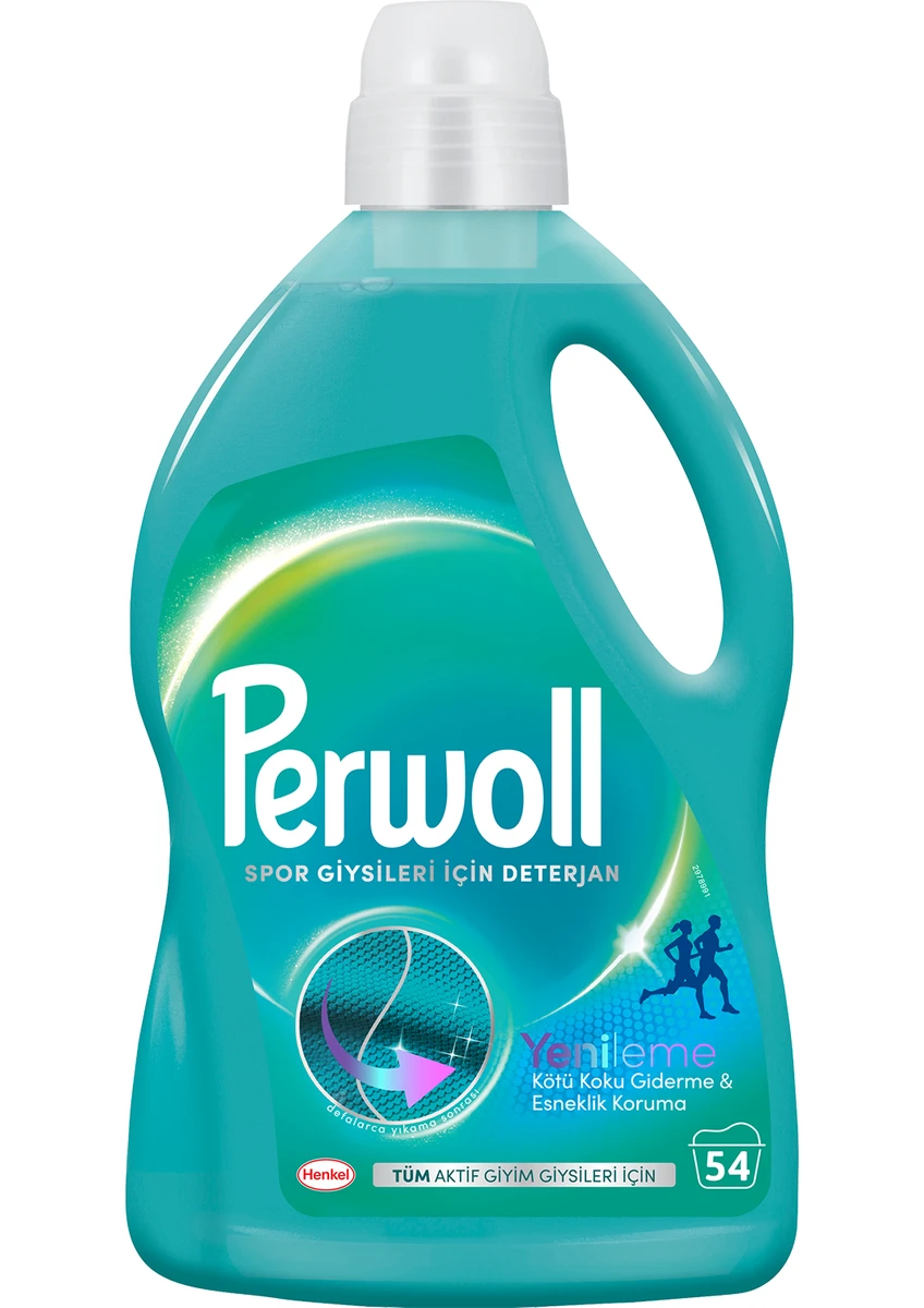 Perwoll Spor Giysiler İçin Hassas Bakım Sıvı Deterjanı 2970 ml (54 Yıkama)