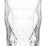 Lav Keops 6'lı Desenli Şeffaf Cam Meşrubat Bardağı Takımı 460 ml