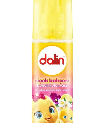 Dalin Bebek Kolonyası Çiçek Bahçesi Menekşe Yasemin Limon Kokulu 150 ml