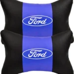 FORD 2'li Lüx Ortopedik Oto Boyun Yastığı (Dijital Deri Baskı)