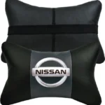 Nissan 2'li Lüx Ortopedik Oto Boyun Yastığı (Dijital Deri Baskı)