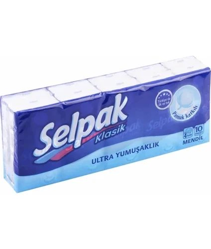 Selpak Klasik Mendil 10 Paket - PazarAfyon