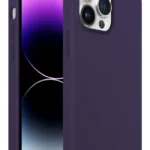 iPhone 14 Pro Max Rubber Fit Kılıf Purple - Mor