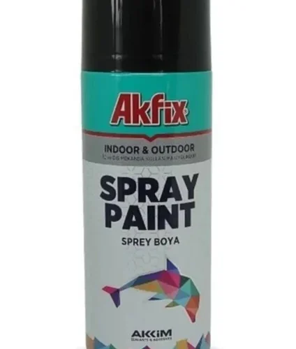 Akfix AKFİX SPREY BOYA PARLAK SİYAH 400 ml RAL9005