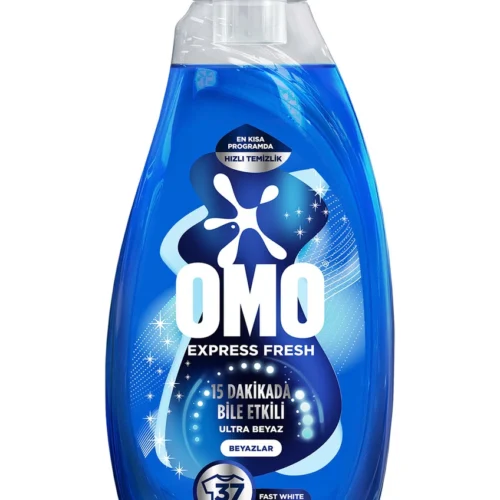 Omo Express Fresh Ultra Beyaz Sıvı Çamaşır Deterjanı 1480 ml