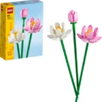 LEGO Botanicals Lotus Çiçekleri 40647 - 8 Yaş & Üzeri Çocuklar için LEGO Çiçek