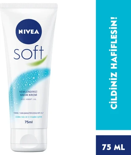 Nivea Soft Nemlendirici Krem Tüp 75 ml