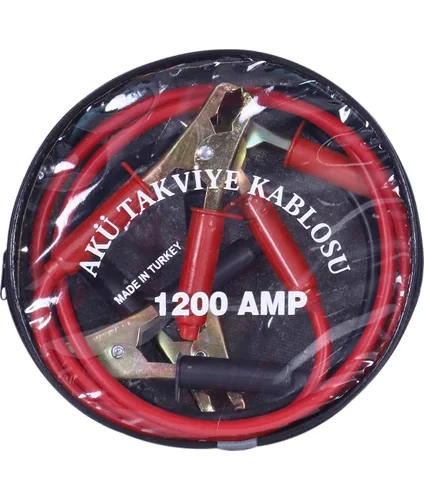 Çantalı Akü Takviye Kablosu 1200 Amper 2 Metre