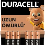 Duracell Alkalin AA Kalem Pil, 1,5 V LR6/MN1500, 6'lı paket