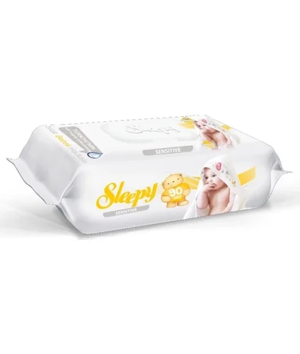 Sleepy Sensitive Kapaklı Islak Havlu 90 Lı