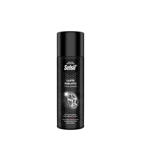 Selsil Lastik Parlatıcı Sprey - Kuruma ve Çatlama Koruması, Parlak Görünüm, 500 ml - Tüm Araçlar İçin