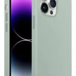 iPhone 14 Pro Max Rubber Fit Kılıf Succulent - Su Yeşili